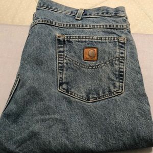 Carhartt 40x34 jeans relaxed fit faded blue straight leg